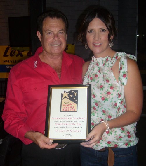 Graham Rodger & Sara Storer - 2012 Peoples Choice Awards